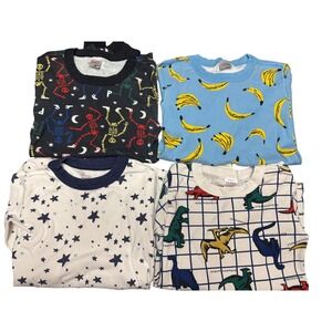 Hanna Andersson Moon and Back Organic Cotton Pajama Tops Set Size 14 Boys